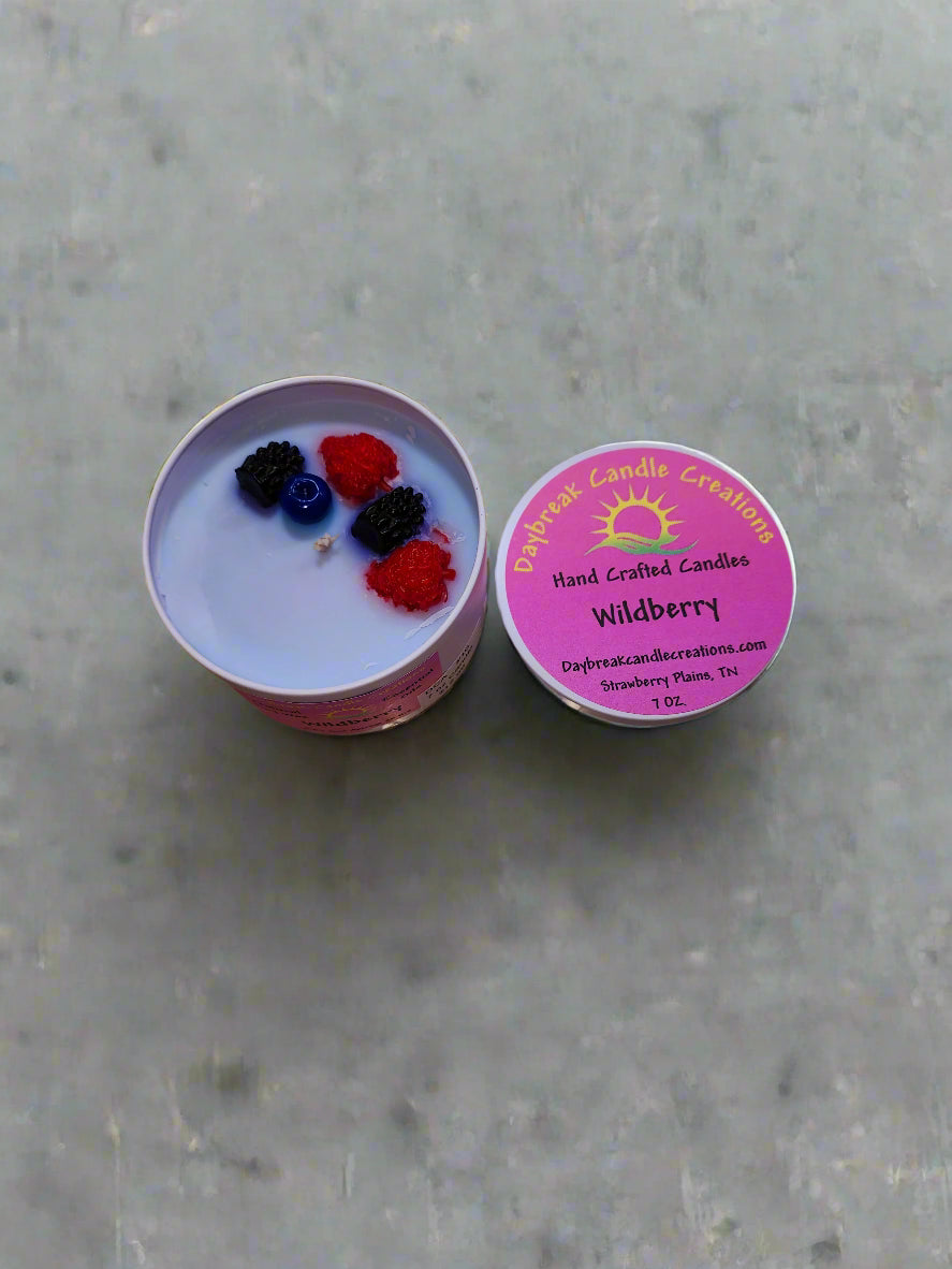 Wildberry's Scented Candle- Handmade Soy Wax