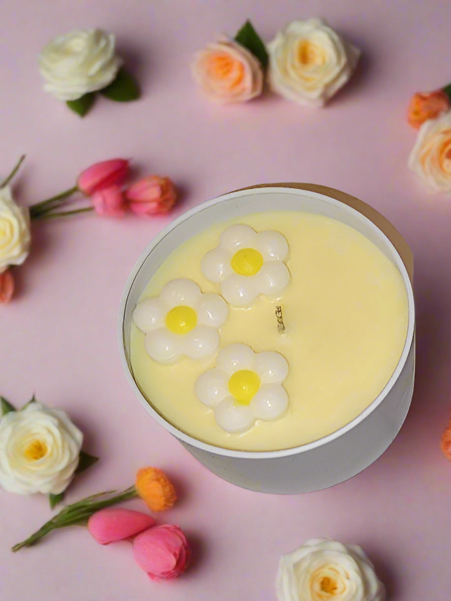 Lemon Drop scented Candle- Handmade Soy Wax