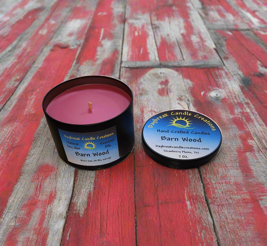 Barn Wood scented Candle-Handmade Soy Wax