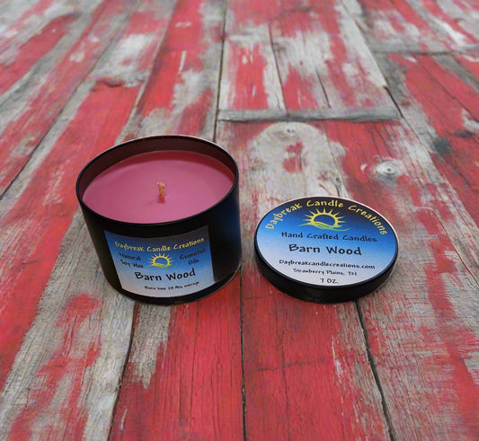 Barn Wood scented Candle-Handmade Soy Wax