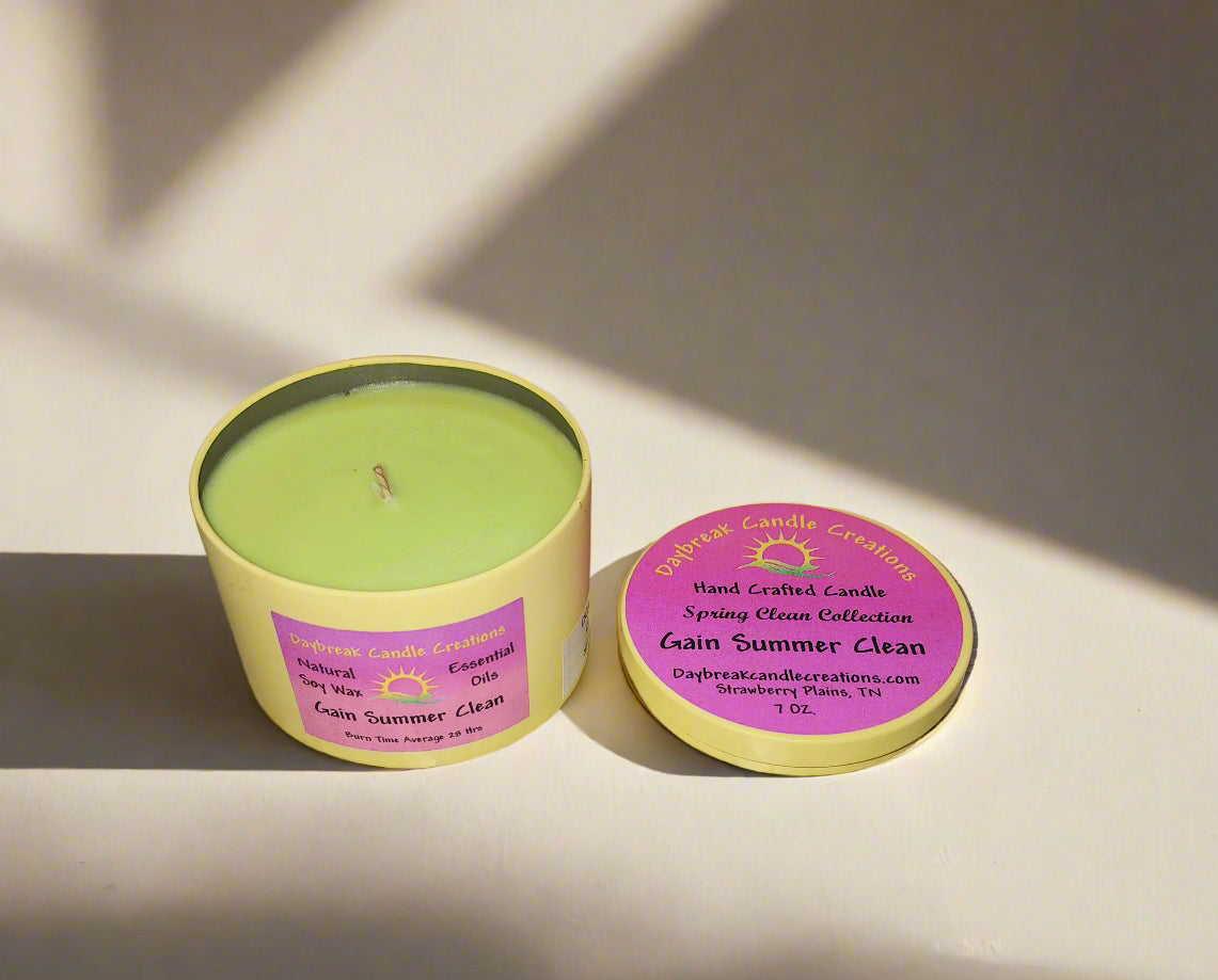 Gain Summer Clean Scented Candle-Handmade Soy Wax