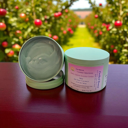 New Cream Top Scented Candle. Grandmother's Garden